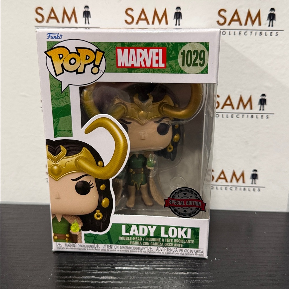 Lady Loki 1029 Funko Pop Marvel SE Exclusive + Protector